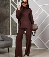 Тёплый брючный костюм из ангоры IMMA-424A630