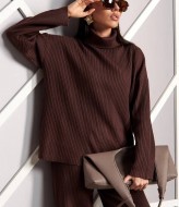 Тёплый брючный костюм из ангоры IMMA-424A630