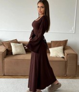 Женское платье рубчик IMMA-425A550