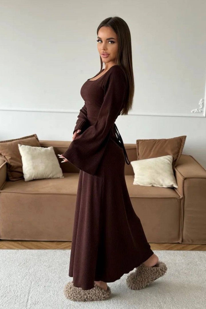 Женское платье рубчик IMMA-425A550