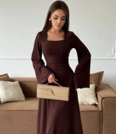 Женское платье рубчик IMMA-425A550