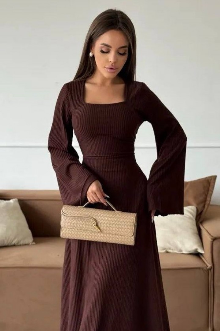 Женское платье рубчик IMMA-425A550