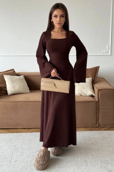 Женское платье рубчик IMMA-425A550