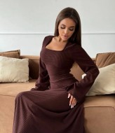 Женское платье рубчик IMMA-425A550