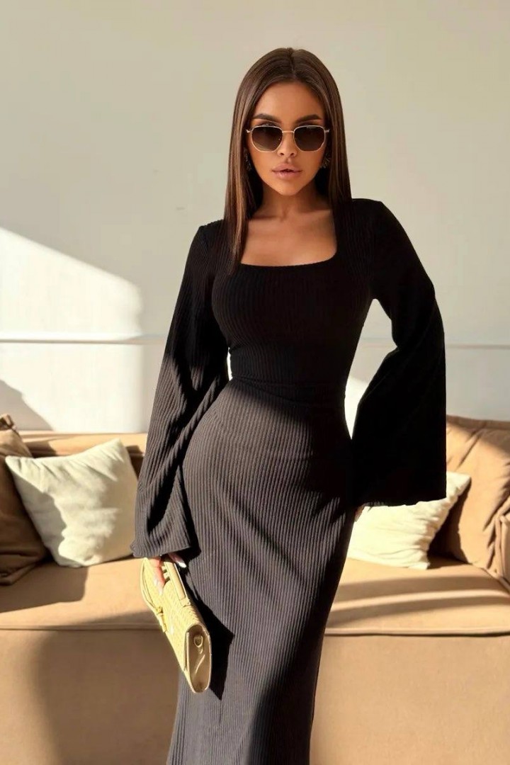 Женское платье рубчик IMMA-425A550