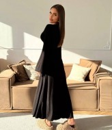 Женское платье рубчик IMMA-425A550