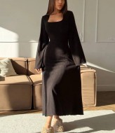 Женское платье рубчик IMMA-425A550