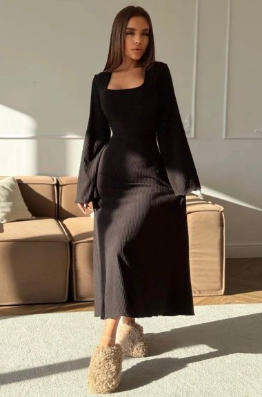 Женское платье рубчик IMMA-425A550