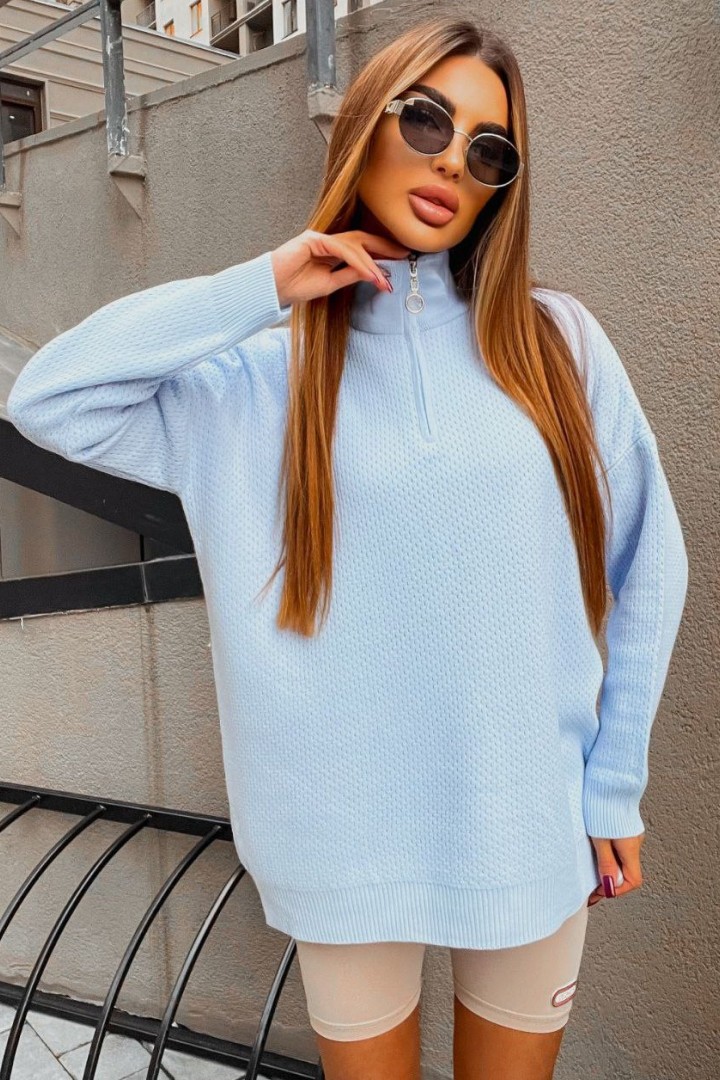 Светр з блискавкою оверсайз IB-1145A670