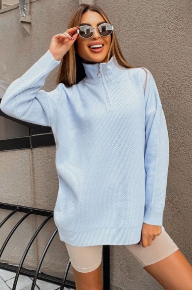 Светр з блискавкою оверсайз IB-1145A670