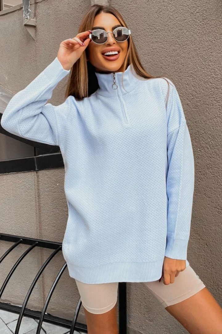 Светр з блискавкою оверсайз IB-1145A670