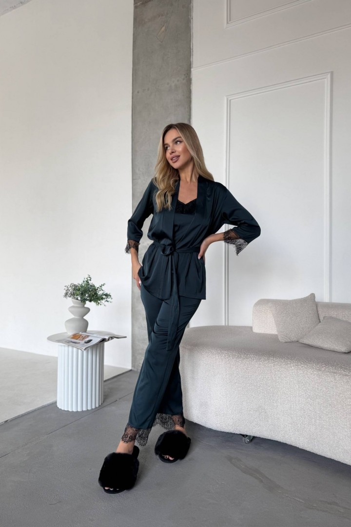 Комплект 4-ка кимоно, майка, шорты и штаны NK-9193A680