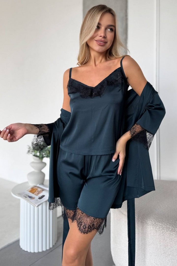 Комплект 4-ка кимоно, майка, шорты и штаны NK-9193A680