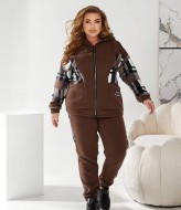 Костюм кофта с капюшоном и брюки MOV-215A820