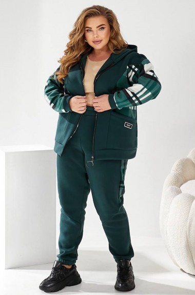 Костюм кофта с капюшоном и брюки MOV-215A820