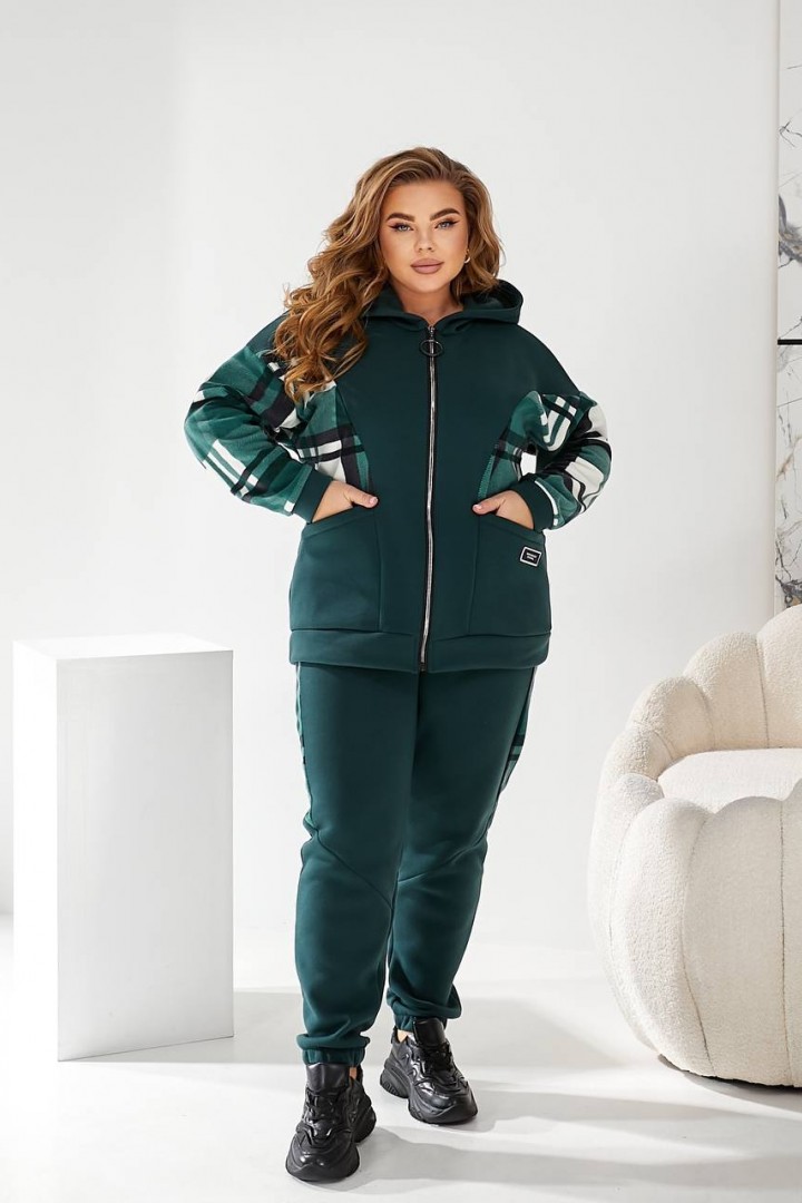 Костюм кофта с капюшоном и брюки MOV-215A820