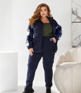 Костюм кофта с капюшоном и брюки MOV-215A820