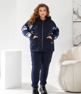 Костюм кофта с капюшоном и брюки MOV-215A820