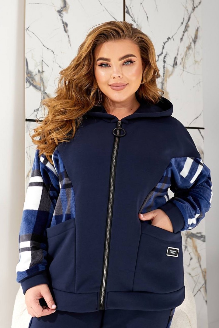 Костюм кофта с капюшоном и брюки MOV-215A820