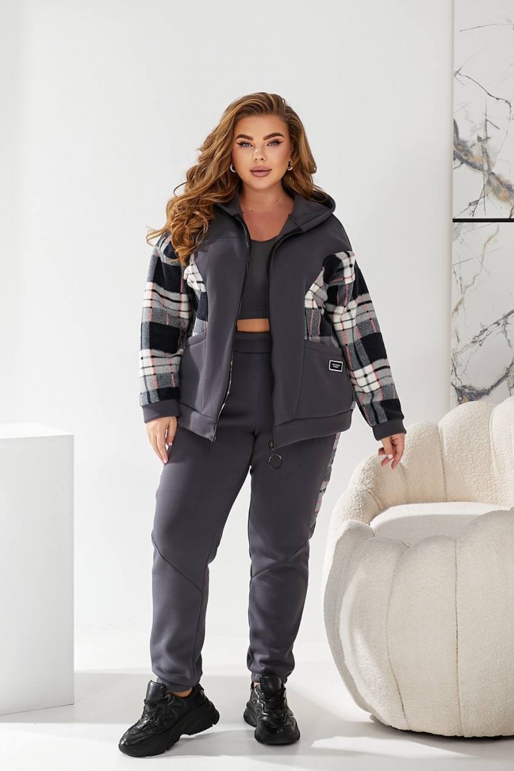 Костюм кофта с капюшоном и брюки MOV-215A820