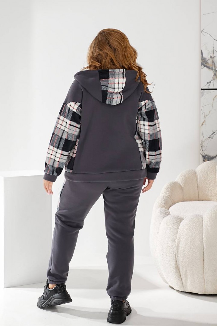 Костюм кофта с капюшоном и брюки MOV-215A820