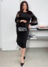 Ошатна чорна сукня LOU-1299A690