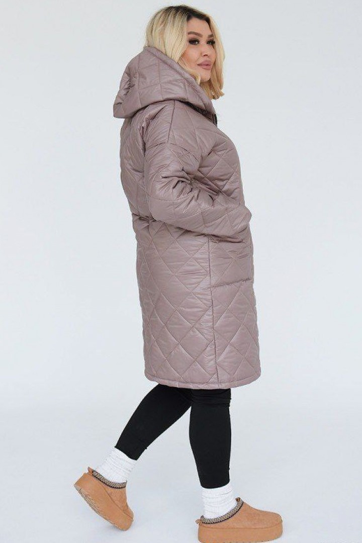 Демисезонное стеганое пальто LSH-825A20