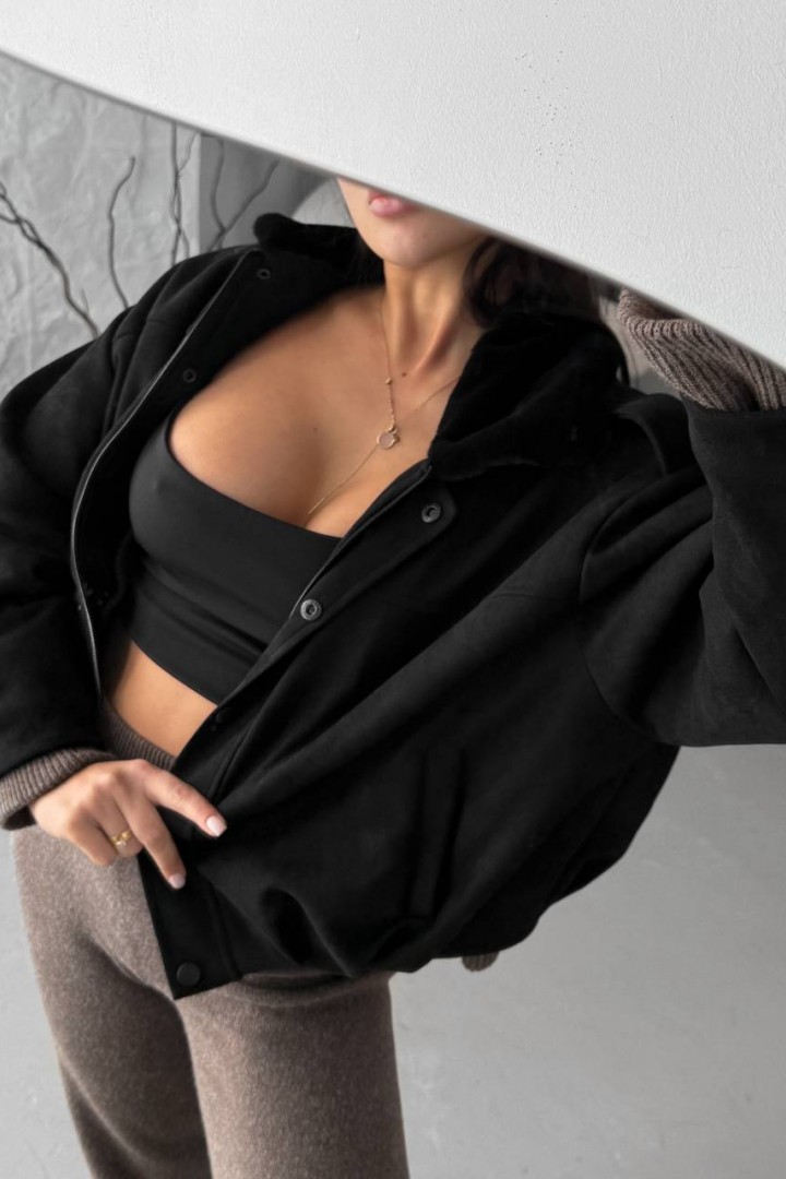 Бомбер замшевый  EST-5976A950