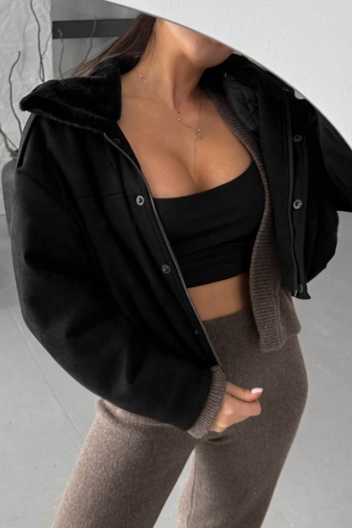 Бомбер замшевый  EST-5976A950