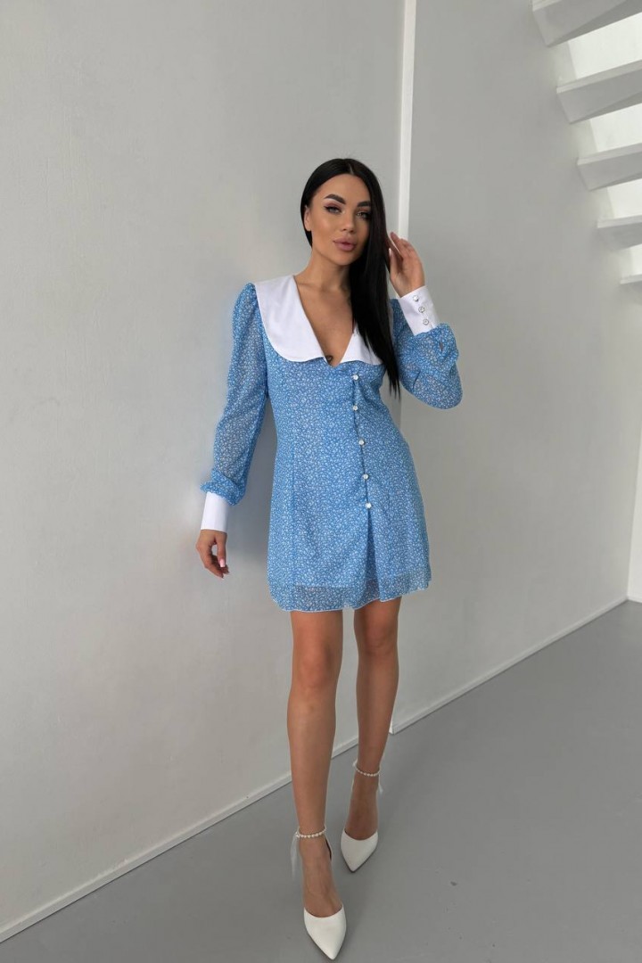 Легкое платье из шифона VSH-0120A720