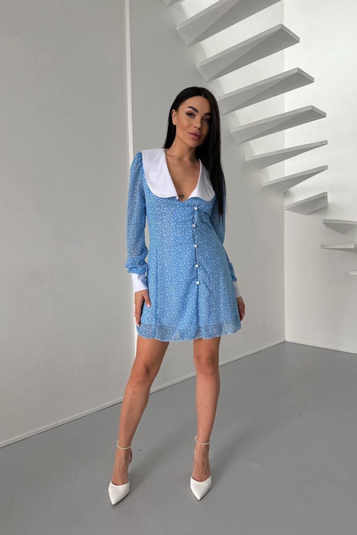 Легкое платье из шифона VSH-0120A720