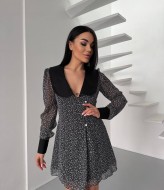 Легкое платье из шифона VSH-0120A720