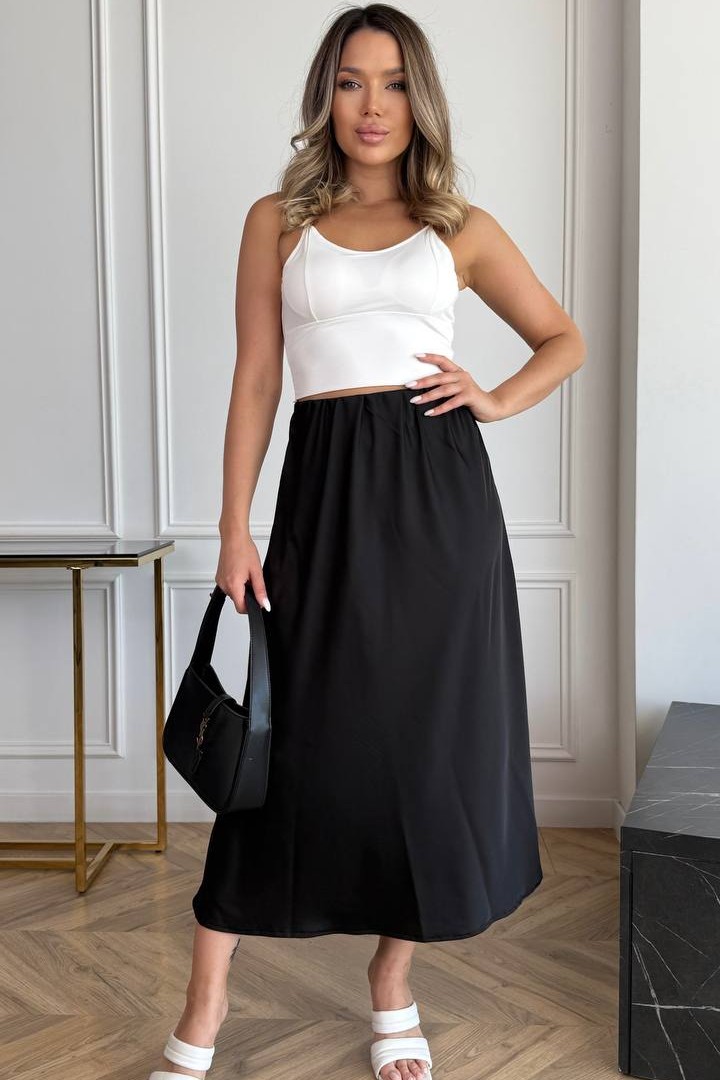 Ніжна спідничка з шовку UNO-058A380