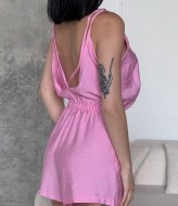 Лляний комбінезон-шорти UNO-051A550