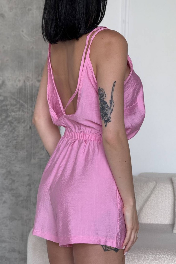 Лляний комбінезон-шорти UNO-051A550