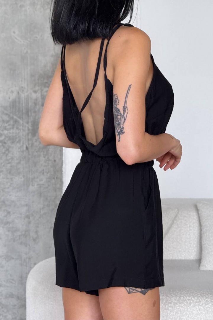 Лляний комбінезон-шорти UNO-051A550