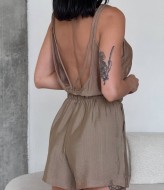 Лляний комбінезон-шорти UNO-051A550