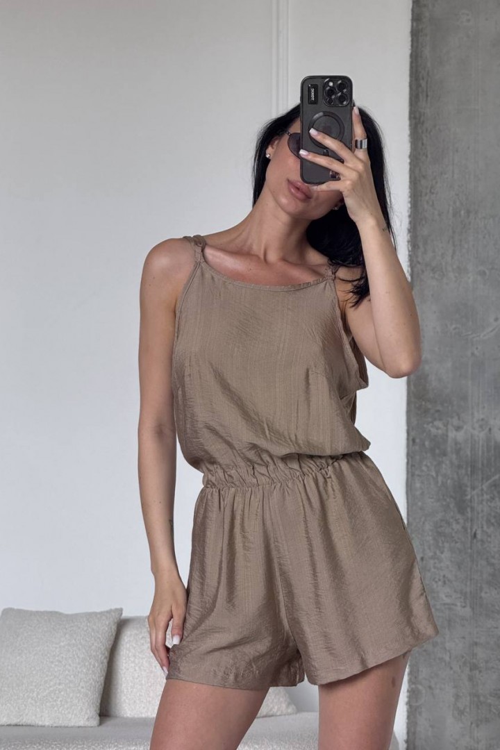 Лляний комбінезон-шорти UNO-051A550