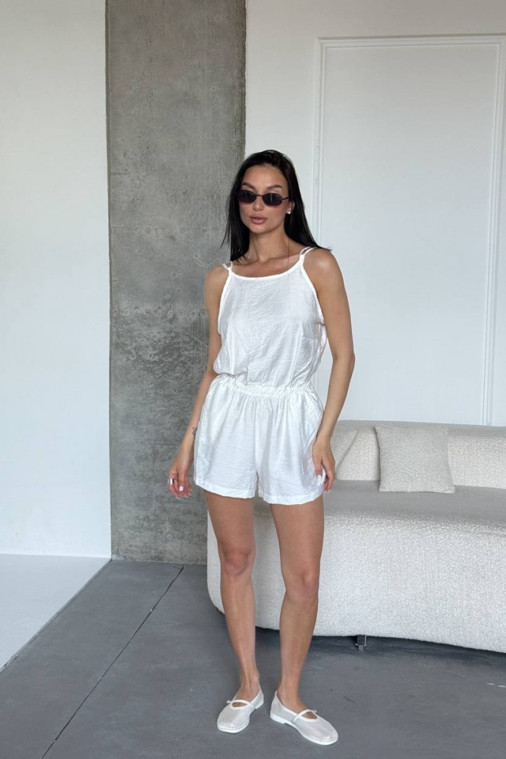 Лляний комбінезон-шорти UNO-051A550