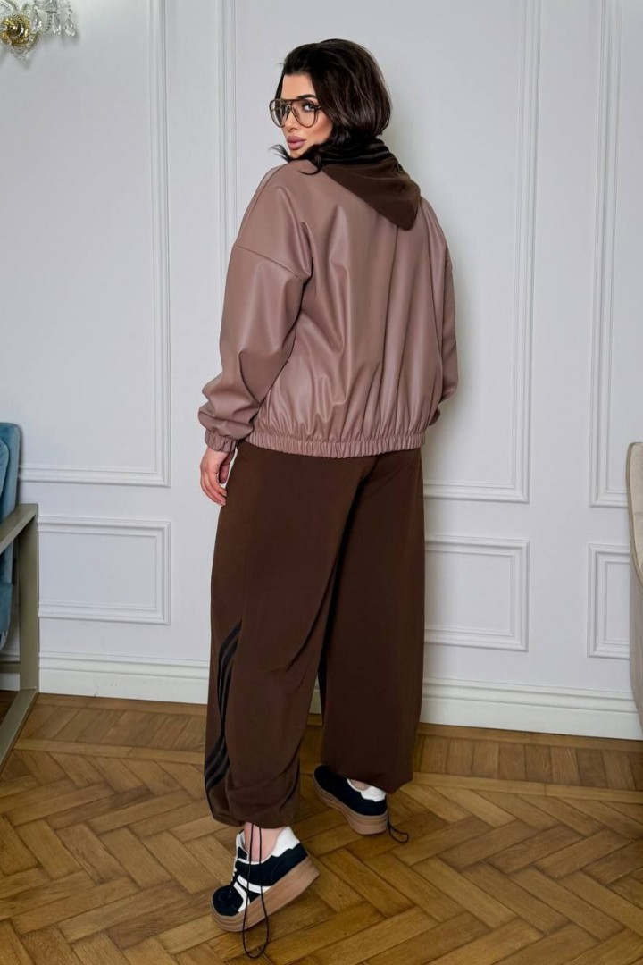 Трикотажний костюм з лампасами AD-7933.1A360