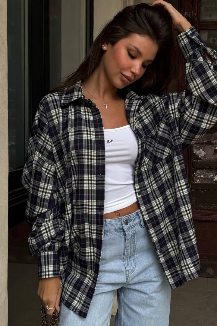 Сорочка з фланелі DMP-R1763A400B450