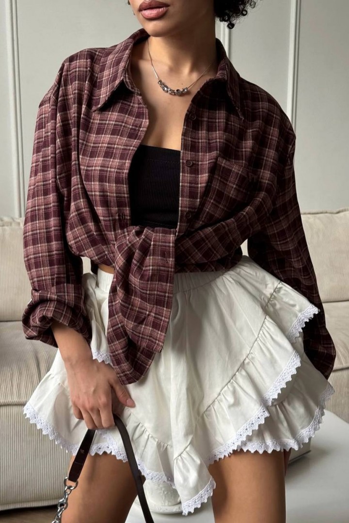 Сорочка з фланелі DMP-R1763A400B450