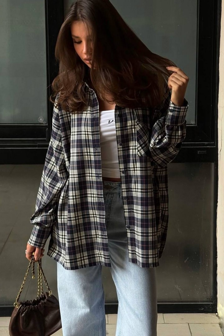 Сорочка з фланелі DMP-R1763A400B450