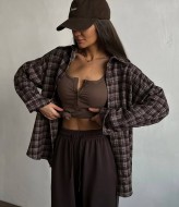 Сорочка з фланелі DMP-R1763A400B450