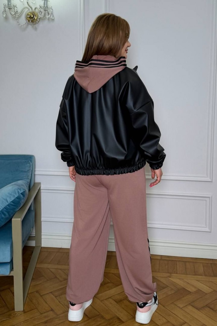 Стильний  костюм трійка куртка, кофта, штани AD-8008.8009.1A1200