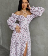 Летнее платье с рукавами DAD-231A530