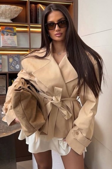 Тренч на подкладке SAP-135A650