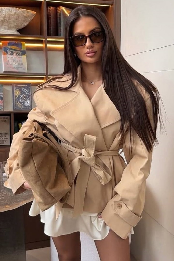 Тренч на подкладке SAP-135A650