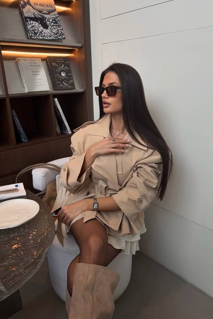 Тренч на подкладке SAP-135A650