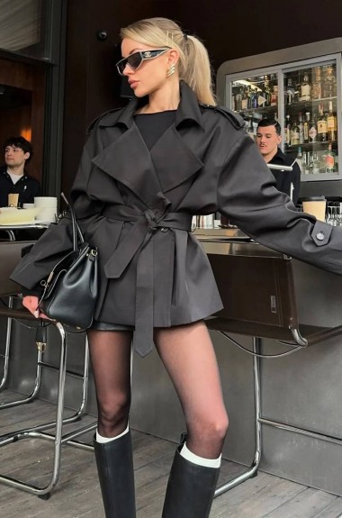 Тренч на подкладке SAP-135A650